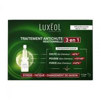 LUXEOL plaukų ampulės esant slinkimui TRAITEMENT ANTICHUTE REACTIONNELLE, 14 vnt. x 6 ml