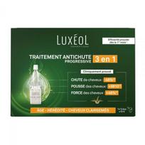 LUXEOL plaukų ampulės esant slinkimui TRAITEMENT ANTICHUTE PROGRESSIVE, 14 vnt. x 6 ml