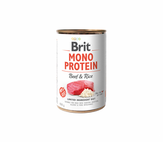 Brit Care konservai šunims Mono Protein Beef&Rice 400g.