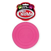 PET NOVA rožinė skraidanti lėkštė šunims 18cm