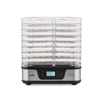 ETA Food dryer | ETA930190000 Secca Premium | Power 380 W | Number of trays 8 | Temperature control | Integrated timer | Silver
