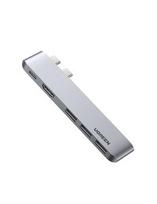 Ugreen 60559 knyginių kompiuterių dokas / jungčių replikatorius USB 3.2 Gen 1 (3.1 Gen 1) Type-C Sidabras