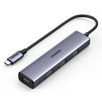Ugreen USB Type-C šakotuvas - 4× USB 3.2 Gen 1 Sidabrinis
