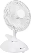 Stalinis ventiliatorius 6"/15cm Klips 25W 2w1 Baltas