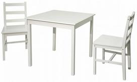 Valgomojo komplektas Matias, balta sp.