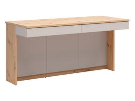 Rašomasis stalas su stalčiais Point One, 160 cm x 79 cm, 65 cm, kašmyro sp./artisan oak sp.