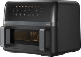 Prekė su pažeista pakuote. Karšto oro gruzdintuvė Mova FD20 Pro, juoda sp., 2700 W, 9 l