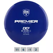 Diskgolfo diskas DISCMANIA Distance Driver Q-LINE PREMIER DD1 Blue
