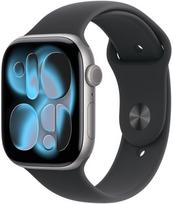 Apple Watch Series 11 GPS + Cellular 46mm Space Gray Aluminum Case with Sport Band (black) - S/M | MFC94ZR/A | 0195950630800