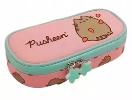 Defort St. Majewski Pusheen Rožinė dėklas-maišelis su papildomu skyreliu