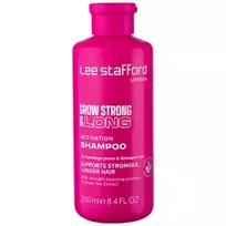 Lee Stafford „Grow Strong & Long Activation“ šampūnas – šampūnas, skatinantis plaukų augimą, 250 ml