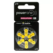Klausos aparato baterijos – VARTA Power One Evolution PR70, 6 vnt.