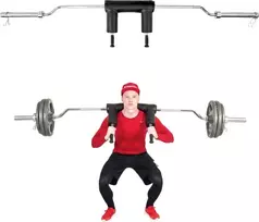 Olimpinė saugaus pritūpimo štanga inSPORTline Squabar 239,3 cm / 50 mm, 25,5 kg, iki 317 kg, su užraktais