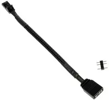 „Kolink“ 3-pin „Corsair“ ARGB adapterio kabelis – 15 cm