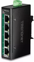 Šakotuvas Switch TRENDnet 5-Port Industrial Gigabit PoE+ DIN-Rail Mini Switch