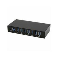 Exsys Zestaw huba USB 3.2 Gen 1 z 7 portami do montażu na szynie DIN (EX-11237HMS-2) (15.06.3495) | 15.06.3495 | 4718359112331