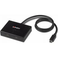 Lindy Lindy 43329 huby i koncentratory USB 3.2 Gen 1 (3.1 Gen 1) Type-C 5000Mbit/s Black | 43329 | 4002888433297