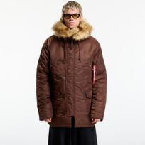 Alpha Industries N-3B VF 59 Vintage Fit Powder Brown - Dydis M (103141-204 Striukės)