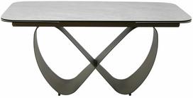 Valgomojo stalas išskleidžiamas Infinity, smėlio sp./vario sp., 160 - 240 cm x 95 cm x 76 cm