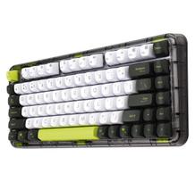 Belaidė žaidimų klaviatūra Asus KD201 Jelly75 90XB0A10-BKB050, Anglų (US), balta sp./juoda sp./žalia sp.