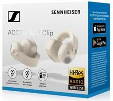 Belaidės ausinės Sennheiser Accentum Clip 800115, kreminė sp.