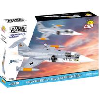 Konstruktorius, lėktuvas Cobi Armed Forces Lockheed F-104 Starfighter 5907, 428 vnt., pilka sp.