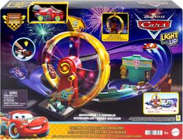 Automobilių trasa Fisher Price Cars Lightning Mcqueen Celebration Raceway JMT57, įvairių spalvų