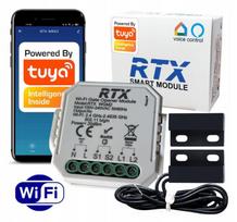Rtx Wifi Tuya valdiklis garažo vartams su atidarymo jutikliu