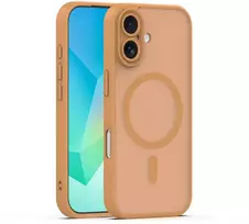 TFO Mag Matt dėklas, skirtas iPhone 17 6,3' / 18 6,3' rudas, su apsauga kamerai