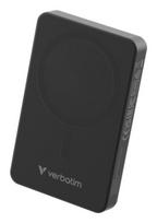 Verbatim 32227 Charge 'n' Go Essentials Magnetic Wireless Išorinė baterija Power Bank 10000mAh Juoda|32227