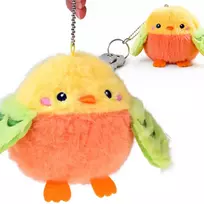 Jokomisiada Plush Exotic Rascal Bird with Squeaker and Pendant, 11 cm ZA6426