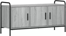 TV staliukas Televizoriaus spintelė 79,5 x 33 x 50 cm Pilka Sonoma