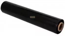 Plėvelė STRETCH 17mikr. 45cm 200m JUODA