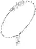Guess Plieninė apyrankė su kristalais ir cirkoniais sietynas JUBB05363JWRHT/U