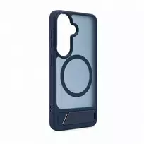 Dėklas Aizmugurējais vāciņš Evelatus Samsung Galaxy S26 Rubber Coated MagSafe With Stand Case Navy Mėlyna