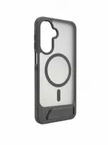 Dėklas Aizmugurējais vāciņš Evelatus Samsung Galaxy A17 4G / A17 5G Rubber Coated MagSafe With Stand Case Smoke Pilkas