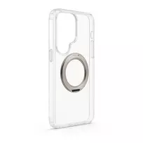 Dėklas Aizmugurējais vāciņš Evelatus Samsung Galaxy S26 Ultra Hybird Case With Magsafe PC+TPU 360 Metal Stand Transparent