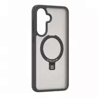 Dėklas Aizmugurējais vāciņš Evelatus Samsung Galaxy A37 / A36 Shield Case With MagSafe & Stand Matte Ring Smoke Pilkas 4752192108465 EVESAMA37SCMSMRSG (4752192108465)