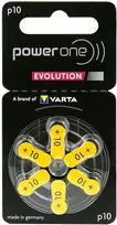 Klausos aparato baterijos – VARTA Power One Evolution PR70, 6 vnt.
