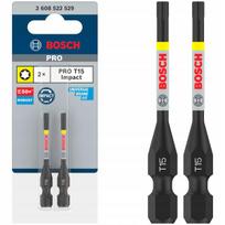 Bosch Pro smūginiai Torx T15 antgaliai, 55 mm, 2 vnt.