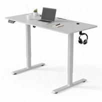 Aukščio reguliuojamas stalas Homestar Office Stand 140x60 cm baltas