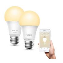 led lemputė tp-link tapo l510e, e27, 220-240v, 8.7w, 806lm, 2700k, šiltai balta, 15000h, stmívatelná chytrá wi-fi žárovka, 2 vnt.