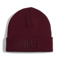 PUMA žieminė kepurė moterims PUMA CLASSIC GRAPHIC Mid Crown Beanie Ruby - 02638502, raudona, Universalus