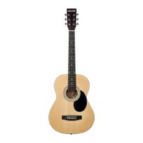 Dreadnought akustinė gitara 99 cm pradedančiųjų rinkinys