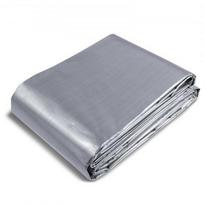 Tentas, 609,6x914,4 cm, sidabrinė/ruda, polietilenas, atsparus vandeniui, lauko