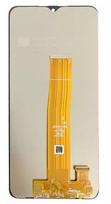 Ekranas tinkantis Samsung A022F/M127 A02/M12 (A022F LCD brown flex) su lietimui jautriu stikliuku Black