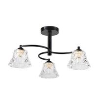 Candellux lubinis šviestuvas Sudan, juodas/skaidrus