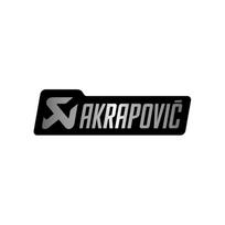 AKRAPOVIC P-HST19AL Heat Resistant Silencer Sticker, 4.7 x 1.3 inches (120 x 34.5 mm), Aluminum