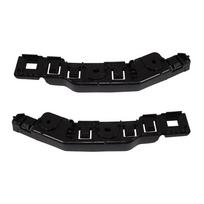 Bumper Brackets For 2017-2022 Jeep Compass Compass Front Driver and Passenger black