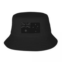 Australia Blackout/Stealth Flag Bucket Hat Trucker Hat Luxury Cap Hats For Men Women's black